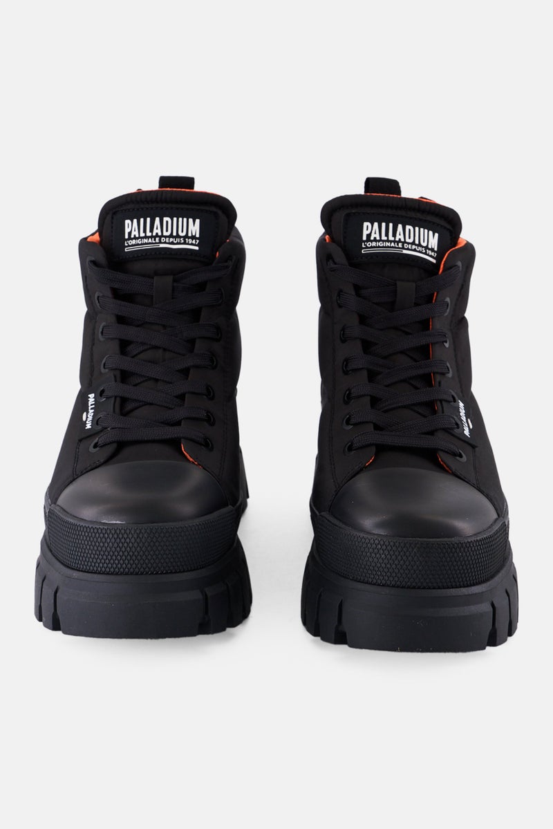 PALLADIUM Women Medium Revolt Overcush Lace Up Boots, Black - Image 2